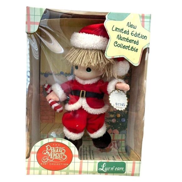 Precious Moments Baby Collection Santa Clause Luv n' Care Doll in Box Vtg Ltd Ed - Picture 1 of 4
